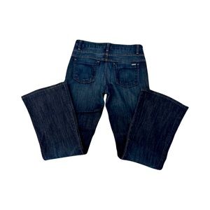 FIDELITY DENIM Soho High-rise Flare Jett Dark Blue Jeans